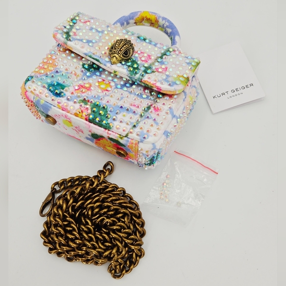 Kurt Geiger London NWT Kensington Top Handle Micro Bag - Picture 7 of 10